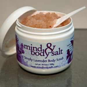 10 ounce tub of Simply Lavender Body Scrub