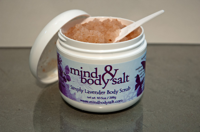 10 ounce tub of Simply Lavender Body Scrub