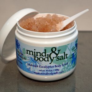 10 ounce tub of Lavender Eucalyptus Body Scrub