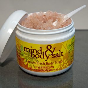 10 ounce tub of Lemon Fresh Body Scrub