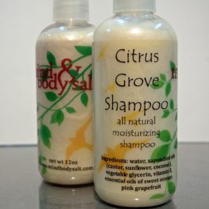 12 ounce bottle of Citrus Grove Shampoo