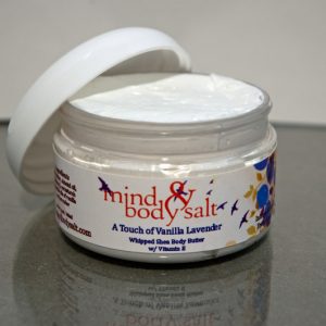 2 ounce tub of Vanilla Lavender Whipped Shea Butter