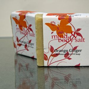 4.5 ounce bar of Orange Ginger Soap