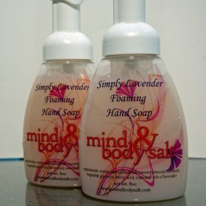 8 ounce foamer bottle of Simply Lavender Hand Soap