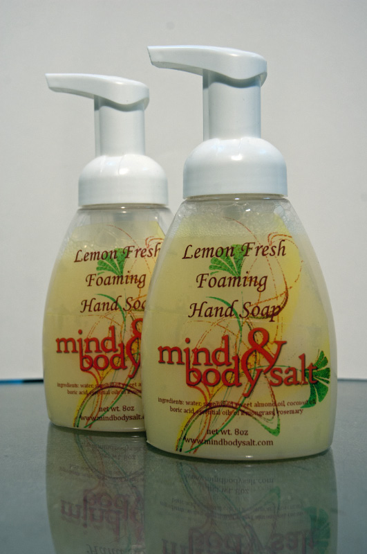 8 ounce foamer bottle of Lemon Fresh Hand Soap
