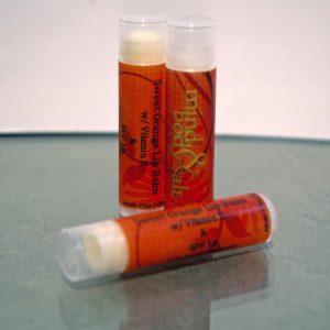 0.15 ounce tube of Sweet Orange Lip Balm