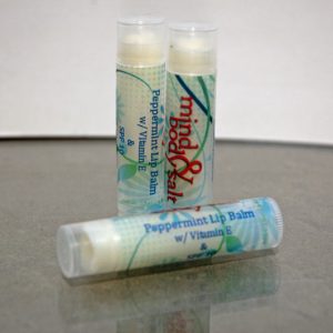 0.15 ounce tube of Peppermint Lip Balm