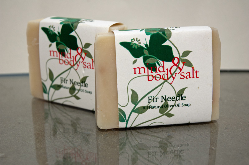 4.5 ounce bar of Fir Needle Soap