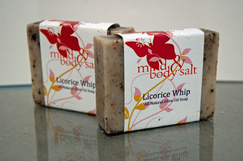 4.5 ounce bar of Licorice Whip Soap
