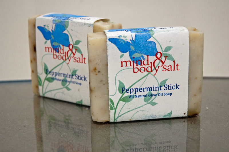 4.5 ounce bar of Peppermint Soap