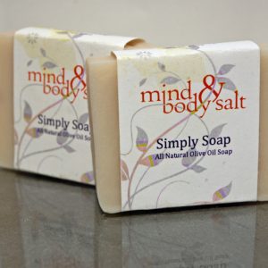 4.5 ounce bar of Simply Soap