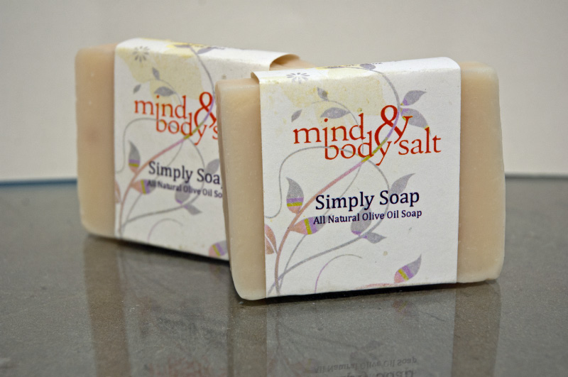 4.5 ounce bar of Simply Soap
