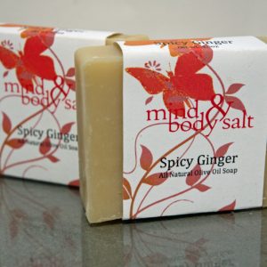 4.5 ounce bar of Spicy Ginger Soap