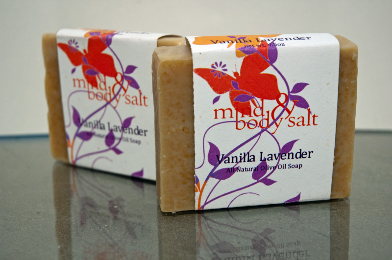 4.5 ounce bar of Vanilla Lavender Soap