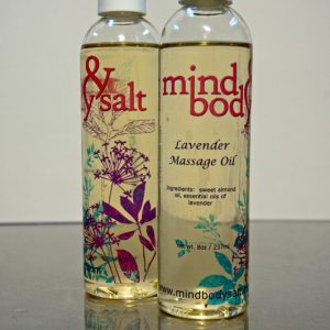 8 ounce bottle of Lavender Massage Oil