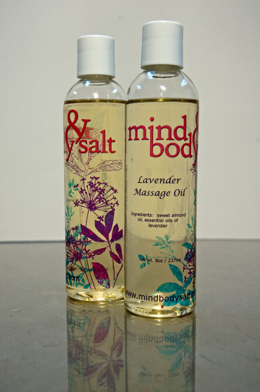 8 ounce bottle of Lavender Massage Oil
